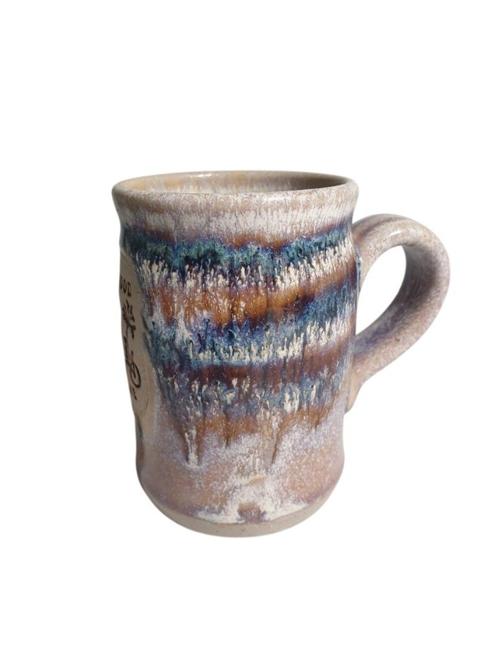 Pinewood Gardens Ceramic Coffee Mug Arne Signed 1997 Handcrafted Glazed Stonewar - Picture 2 of 7
